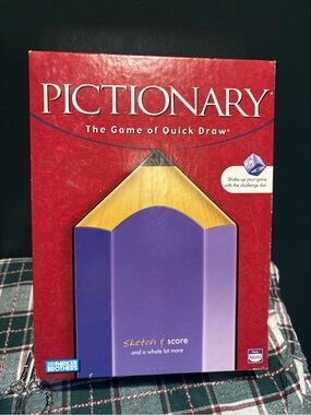 Vintage Pictionary Board Game - Red & Purple Box